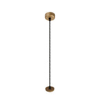 NLK02029 Stockholm 1 Light 30cm Pendant  Light Champagne Gold