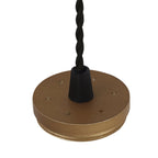 NLK02029 Stockholm 1 Light 30cm Pendant  Light Champagne Gold