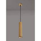 NLK02029 Stockholm 1 Light 30cm Pendant  Light Champagne Gold