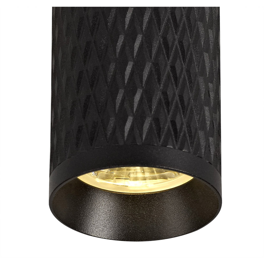 NLK02069 Stockholm 1 Light 11cm Pendant  Light Rose Gold/Sand Black