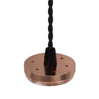 NLK02089 Stockholm 1 Light 20cm Pendant  Light Rose Gold
