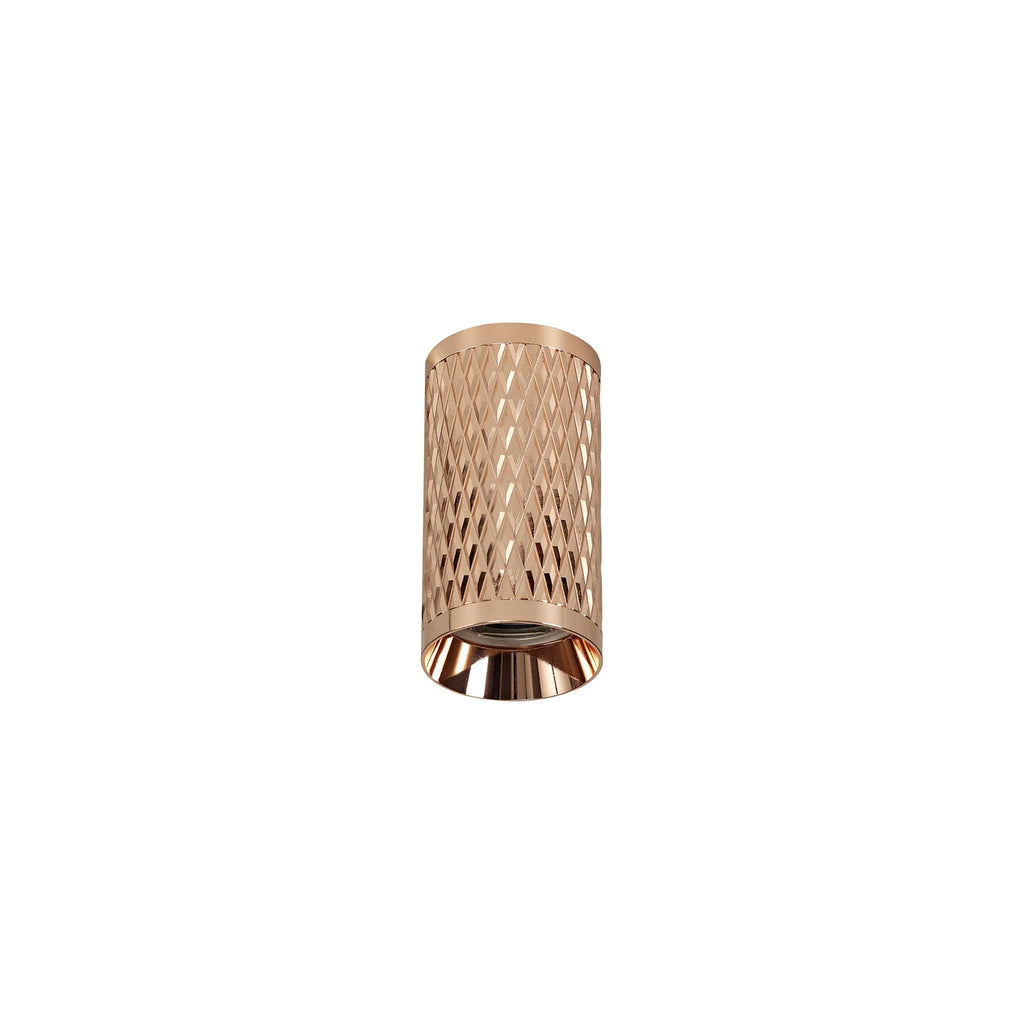 NLK02099 Stockholm 1 Light 30cm Pendant  Light Rose Gold/Sand Black