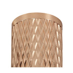 NLK02099 Stockholm 1 Light 30cm Pendant  Light Rose Gold/Sand Black
