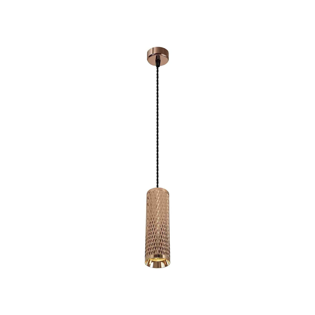 NLK02109 Stockholm 1 Light 30cm Pendant  Light Rose Gold