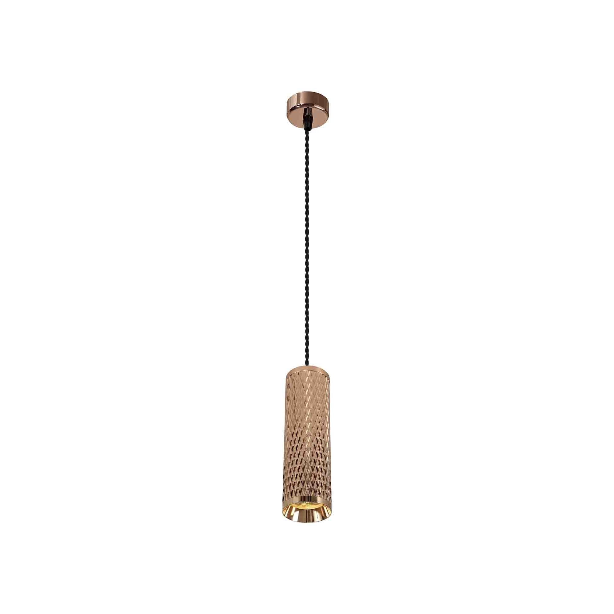 NLK02109 Stockholm 1 Light 30cm Pendant  Light Rose Gold