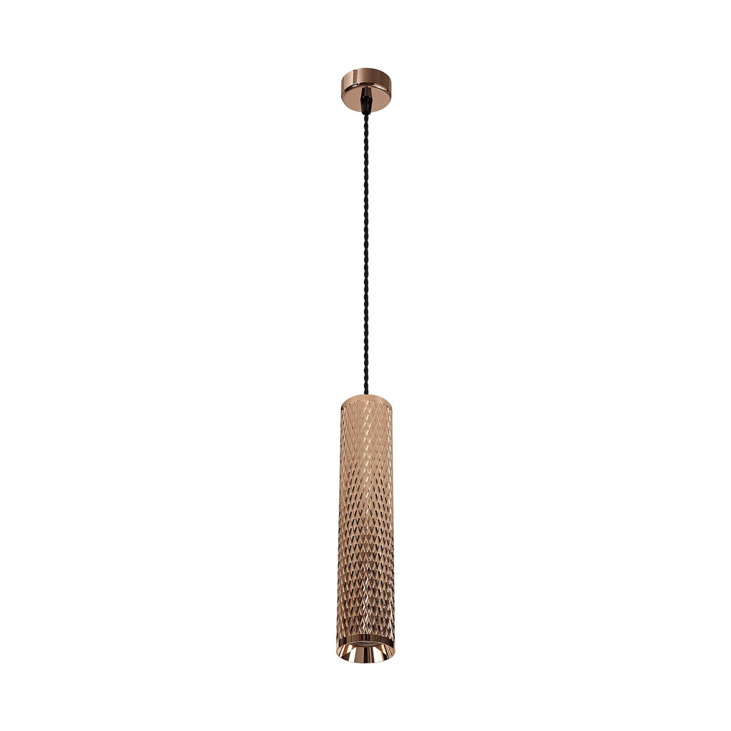 NLK02119 Stockholm 1 Light 11cm Pendant  Light Rose Gold