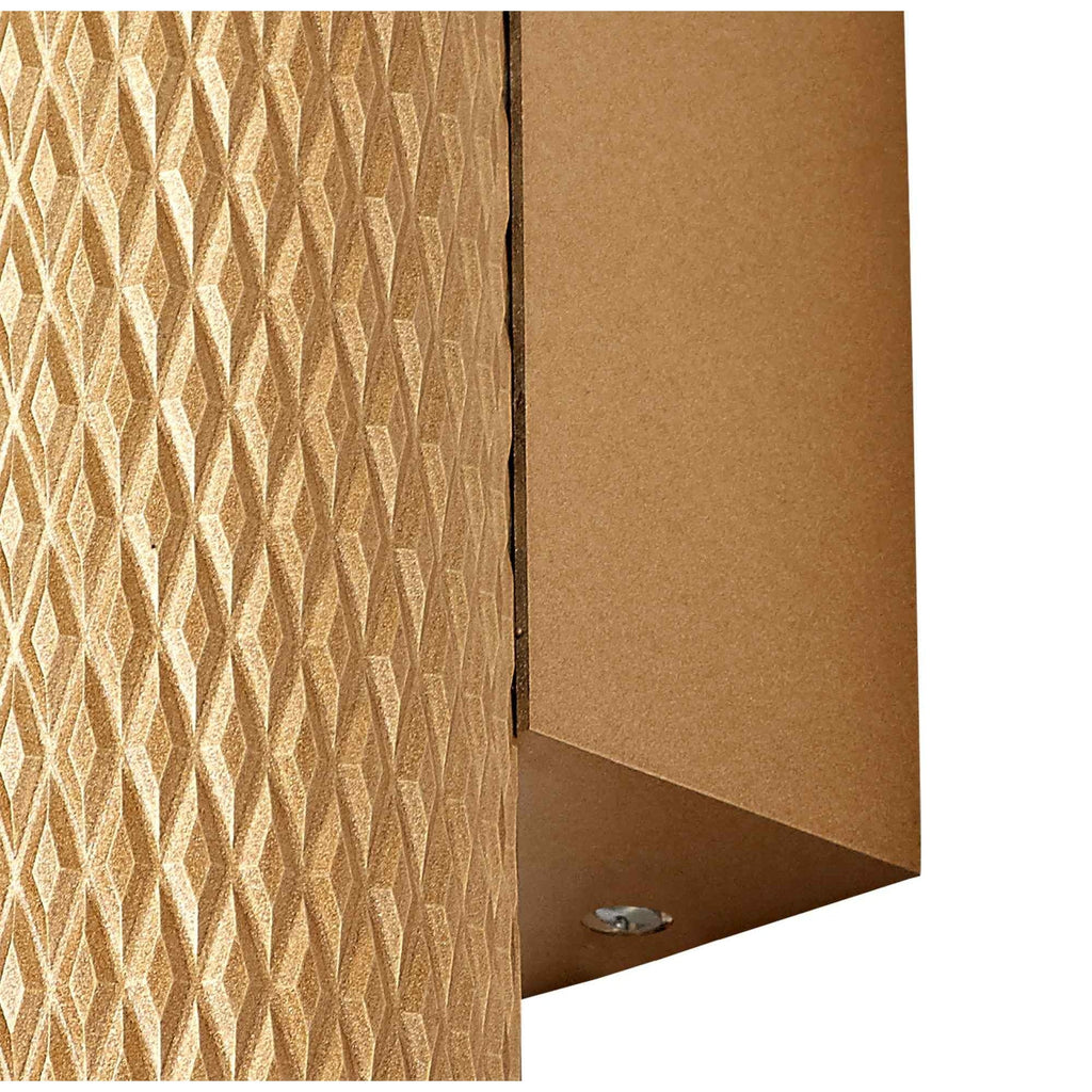 NLK02149 Stockholm 2 Light Wall Lamp Champagne Gold/Acrylic Rings
