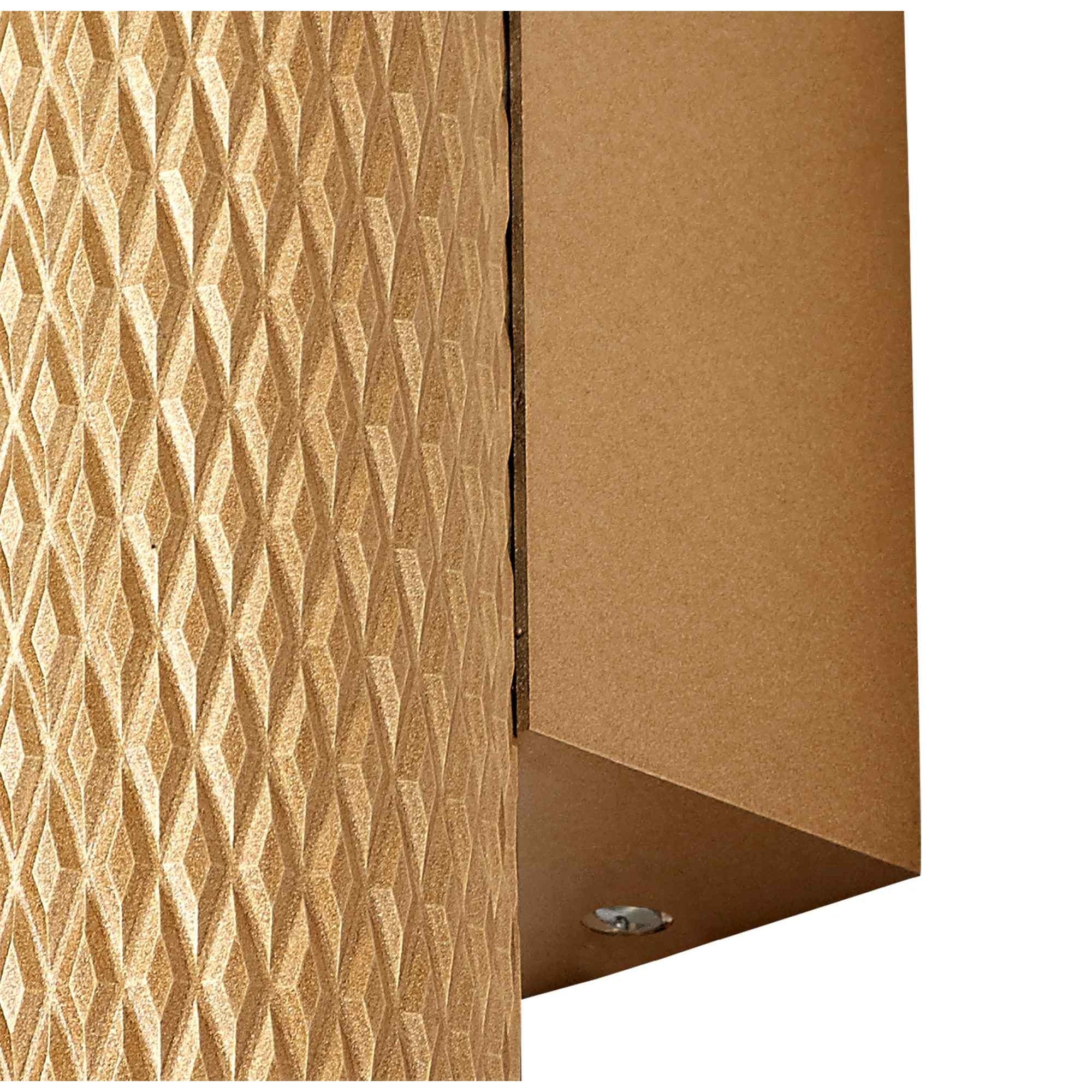 NLK02149 Stockholm 2 Light Wall Lamp Champagne Gold/Acrylic Rings