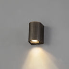 NL72219 Stella Outdoor Curved Wall Lamp 1 Light Black/Gold