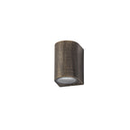 NL72219 Stella Outdoor Curved Wall Lamp 1 Light Black/Gold