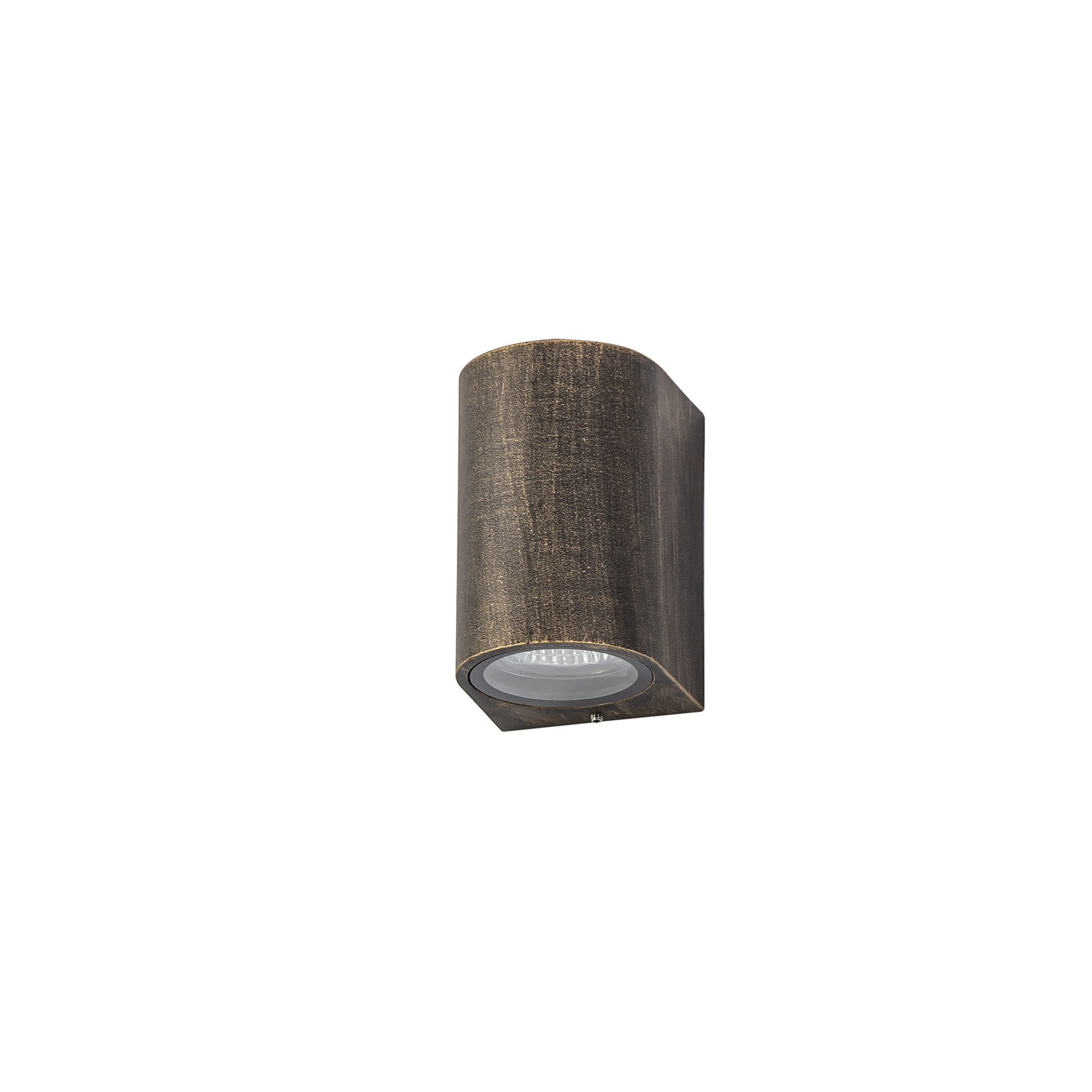 NL72219 Stella Outdoor Curved Wall Lamp 1 Light Black/Gold