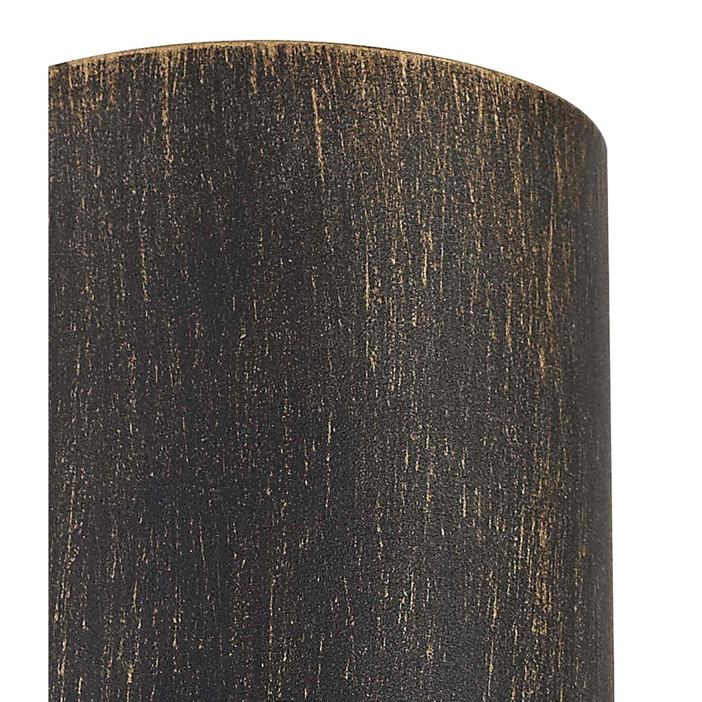 NL72219 Stella Outdoor Curved Wall Lamp 1 Light Black/Gold