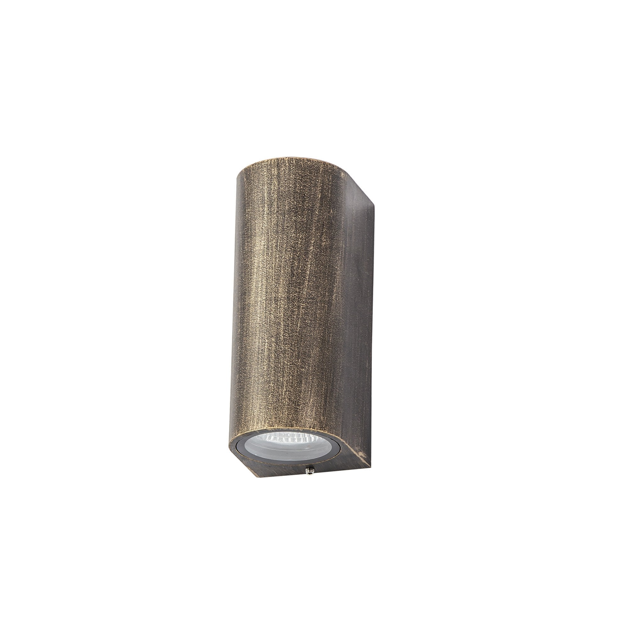 NL72229 Stella Outdoor Curved Wall Lamp 2 Light Black/Gold