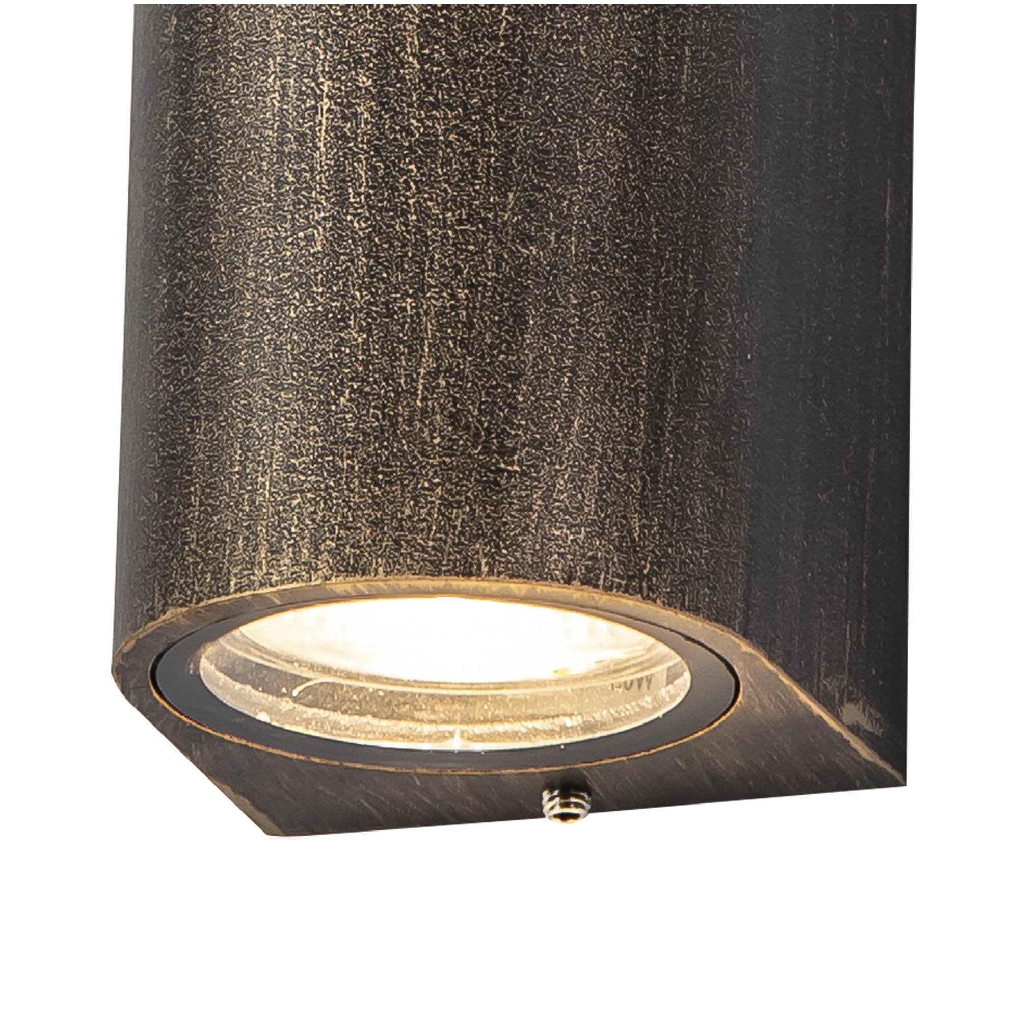 NL72229 Stella Outdoor Curved Wall Lamp 2 Light Black/Gold