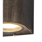 NL72229 Stella Outdoor Curved Wall Lamp 2 Light Black/Gold