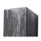 NL72249 Stella Outdoor Rectangle Wall Lamp 2 Light Black/Silver