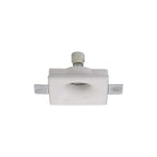 NL71689 Sucro Square Deep Recessed Spot Light White Paintable Gypsum