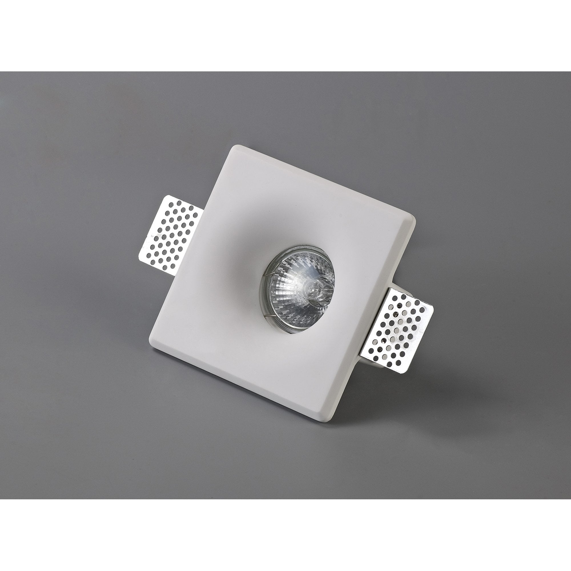 NL71689 Sucro Square Deep Recessed Spot Light White Paintable Gypsum