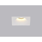 NL71689 Sucro Square Deep Recessed Spot Light White Paintable Gypsum