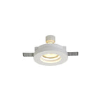 NL71709 Sucro Round Stepped Recessed Spot Light White Paintable Gypsum
