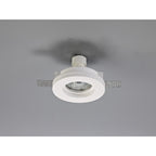 NL71709 Sucro Round Stepped Recessed Spot Light White Paintable Gypsum