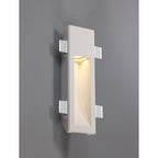NL71729 Sucro Medium Recessed Wall Lamp 1 Light White Paintable Gypsum