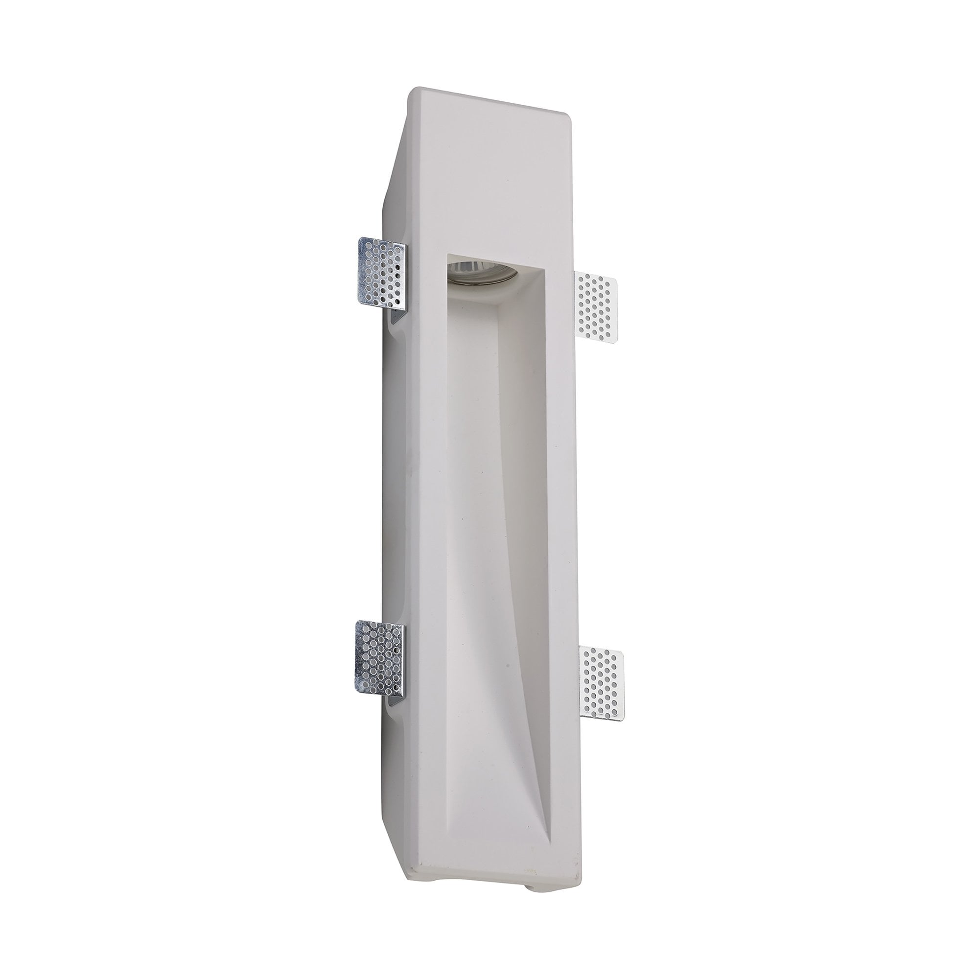 NL71739 Sucro Large Recessed Wall Lamp 1 Light White Paintable Gypsum