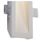 NL71739 Sucro Large Recessed Wall Lamp 1 Light White Paintable Gypsum