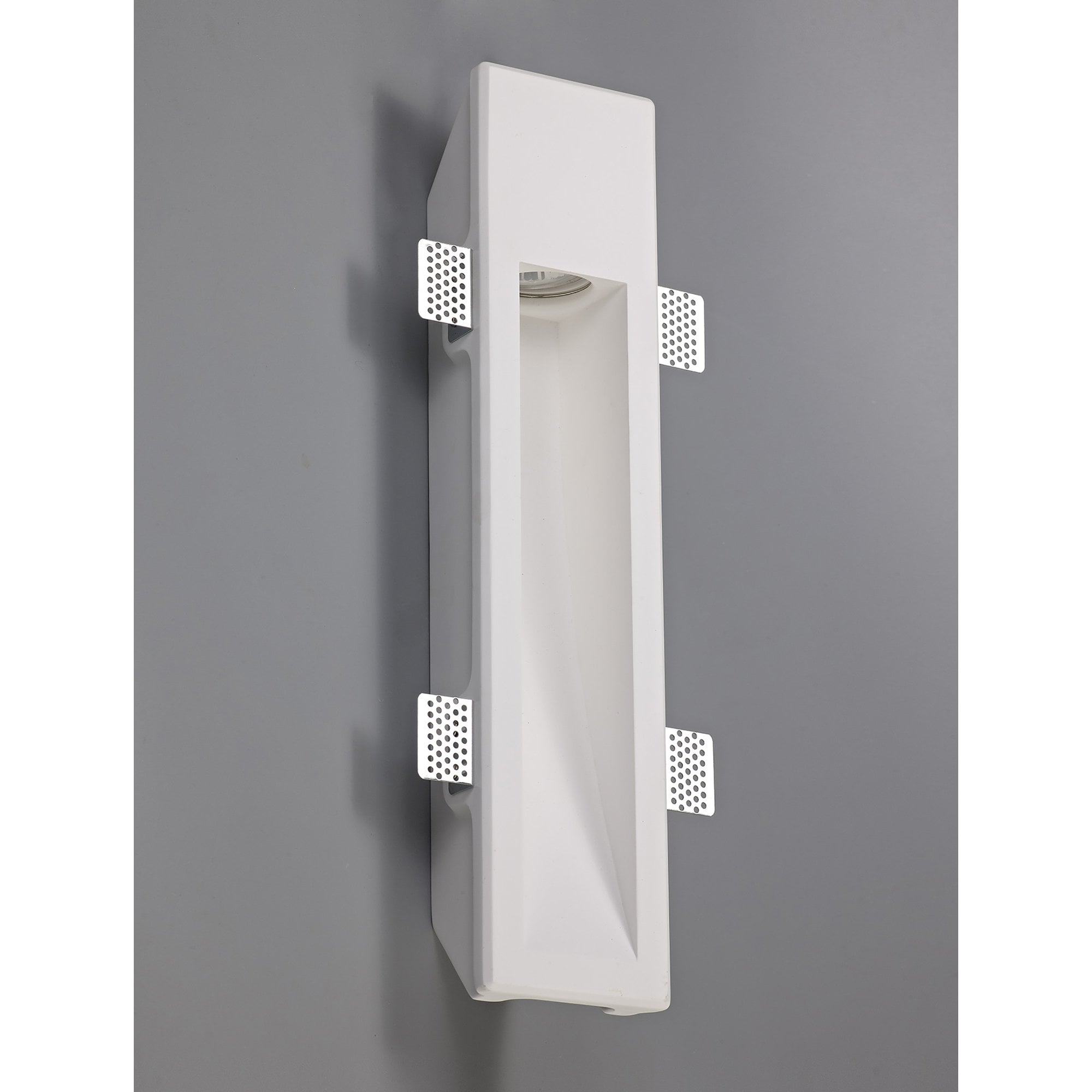 NL71739 Sucro Large Recessed Wall Lamp 1 Light White Paintable Gypsum