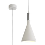 NL71769 Sucro Pendant 1 Light White Paintable Gypsum
