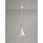 NL71769 Sucro Pendant 1 Light White Paintable Gypsum