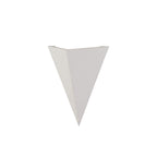 NL77139 Sucro Triangle Wall Lamp 1 Light White Paintable Gypsum