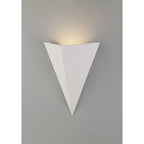 NL77139 Sucro Triangle Wall Lamp 1 Light White Paintable Gypsum