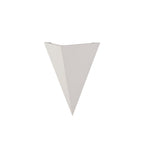 NL77139 Sucro Triangle Wall Lamp 1 Light White Paintable Gypsum
