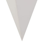NL77139 Sucro Triangle Wall Lamp 1 Light White Paintable Gypsum