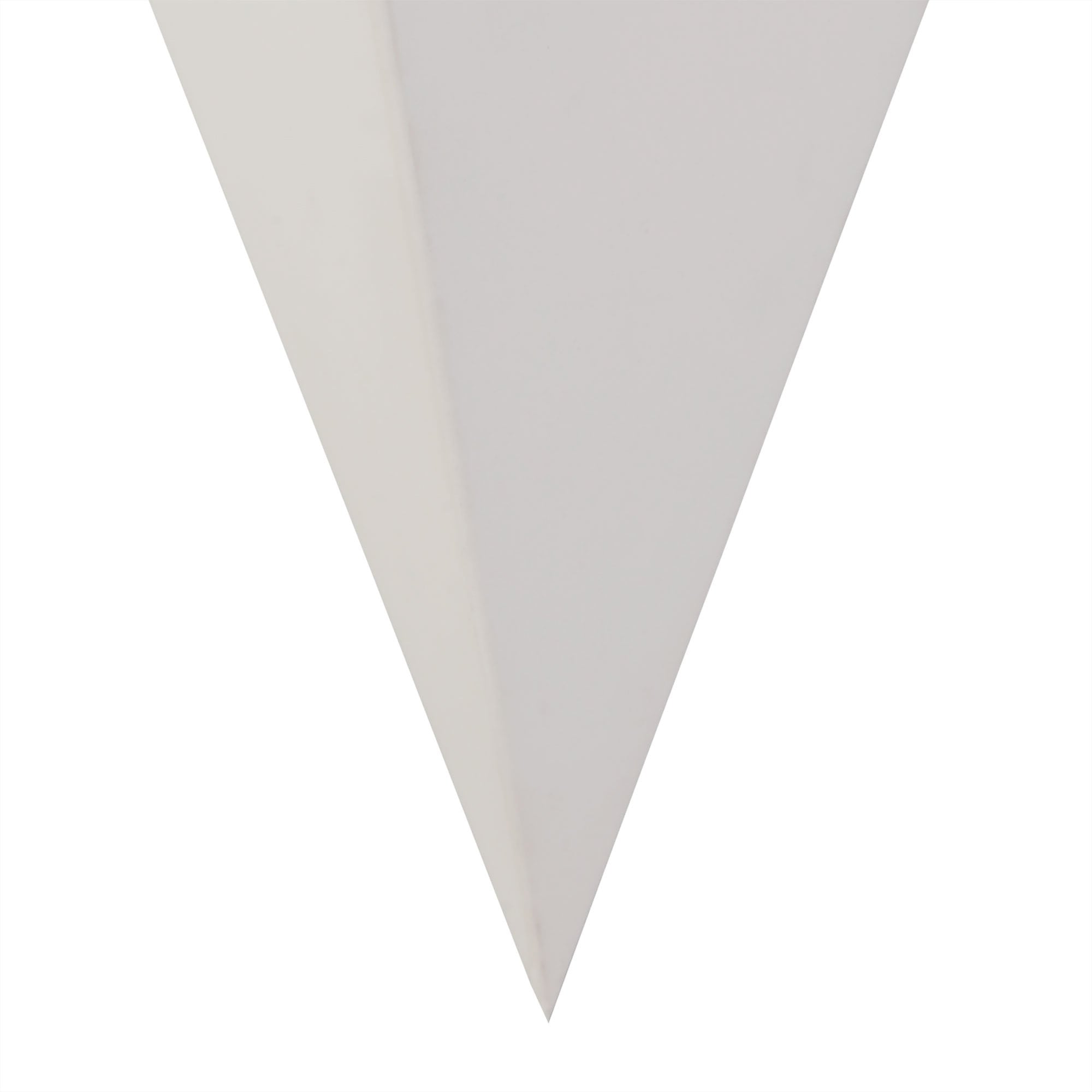 NL77139 Sucro Triangle Wall Lamp 1 Light White Paintable Gypsum