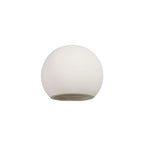 NL77149 Sucro Round Ball Up & Down Wall Lamp 1 Light White Paintable Gypsum