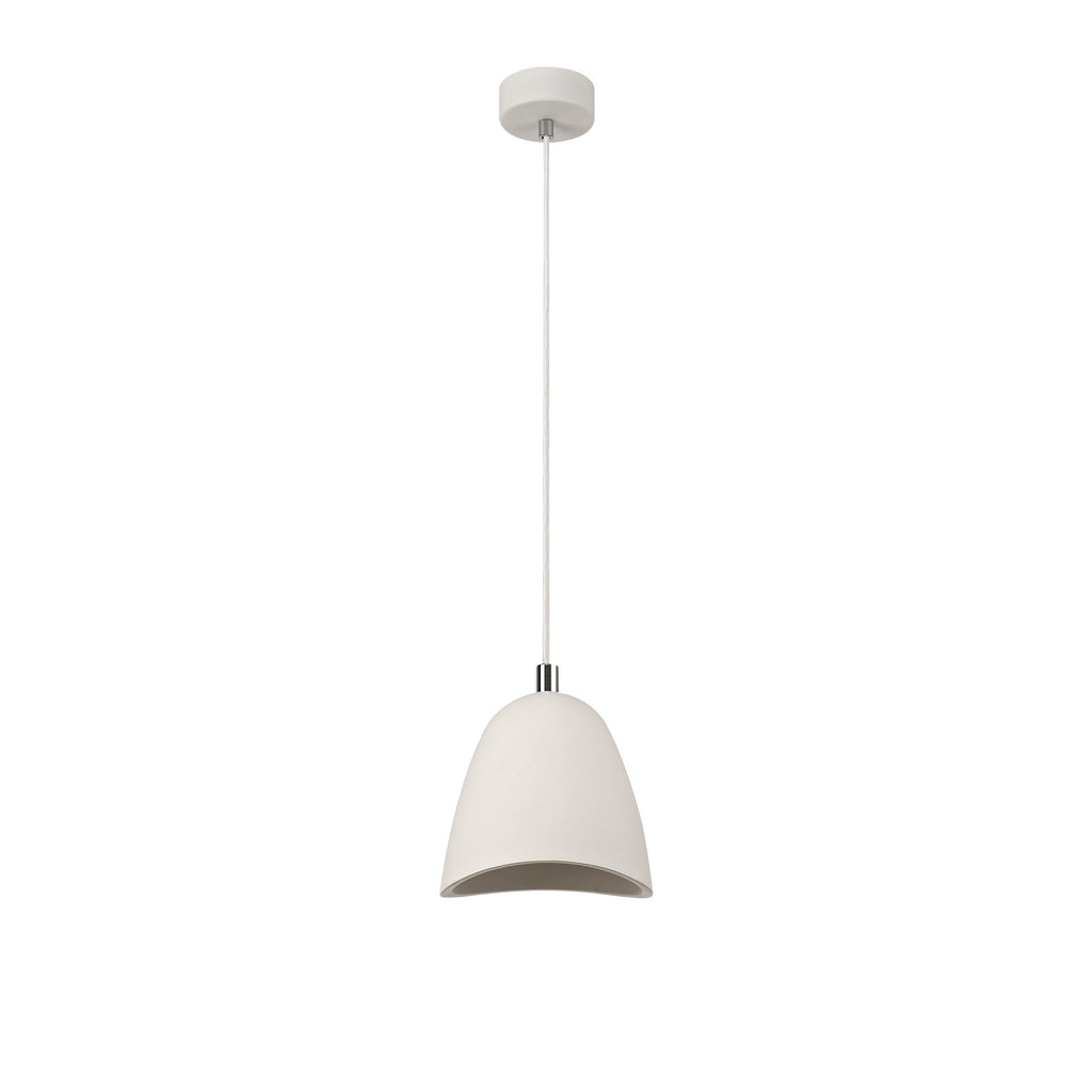 NL77159 Sucro Medium Pendant 1 Light White Paintable Gypsum