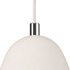 NL77159 Sucro Medium Pendant 1 Light White Paintable Gypsum
