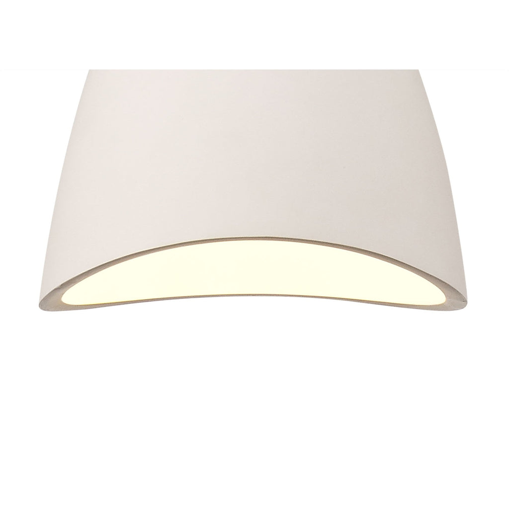 NL77159 Sucro Medium Pendant 1 Light White Paintable Gypsum