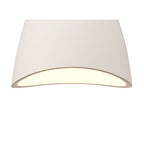 NL77159 Sucro Medium Pendant 1 Light White Paintable Gypsum