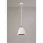 NL77159 Sucro Medium Pendant 1 Light White Paintable Gypsum