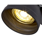 NL81189 Tabby Adjustable Spot Light 1 Light Matt Grey/Polished Chrome