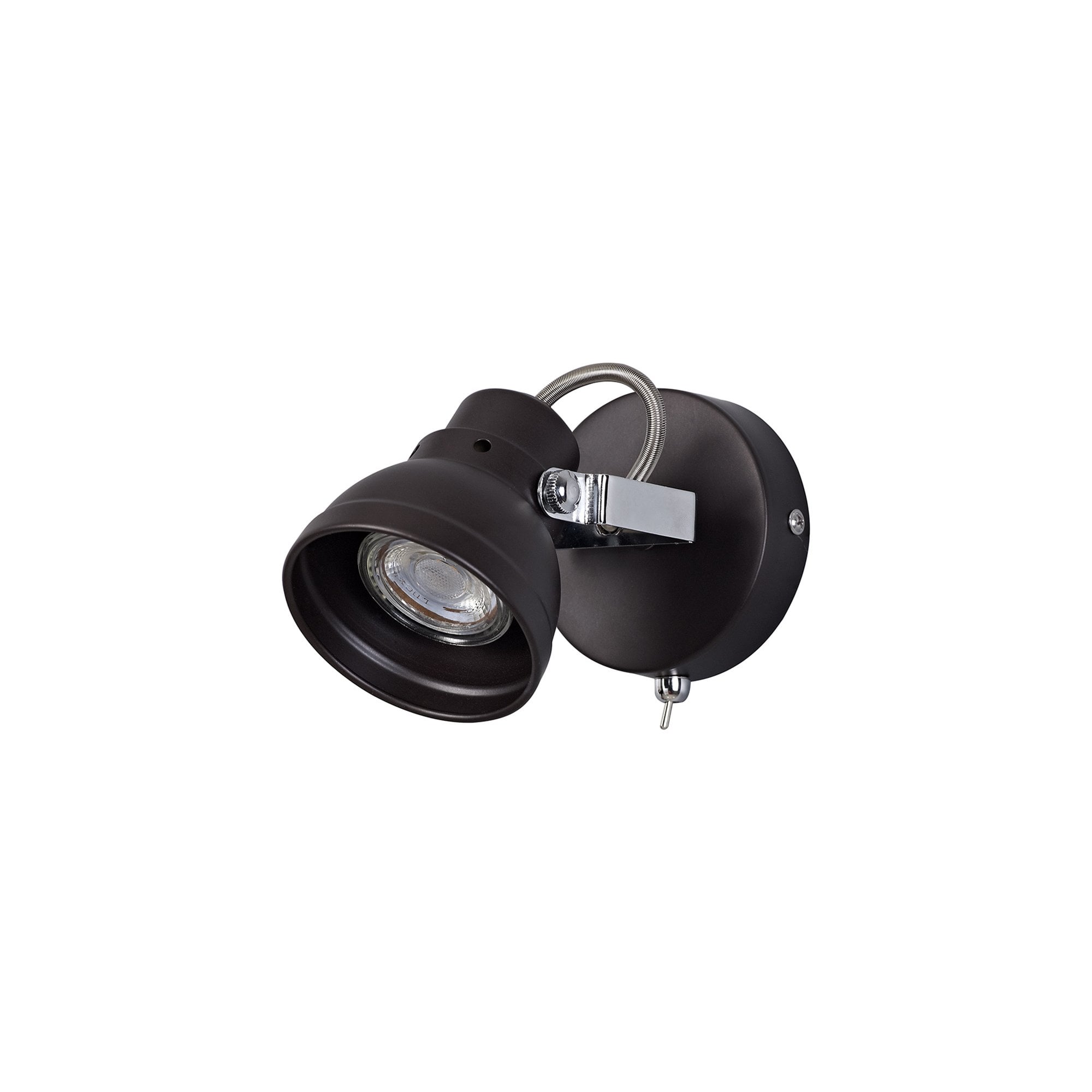 NL81509 Tabby Adjustable Spot Light 1 Light Oiled Bronze/Polished Chrome