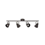 NL81529 Tabby Adjustable Bar Spot Light 4 Light Oiled Bronze/Polished Chrome