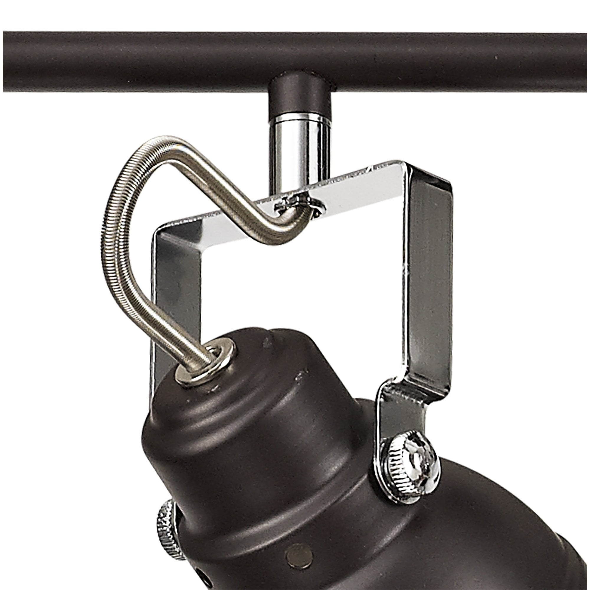 NL81529 Tabby Adjustable Bar Spot Light 4 Light Oiled Bronze/Polished Chrome