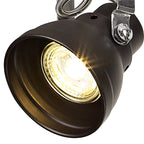 NL81529 Tabby Adjustable Bar Spot Light 4 Light Oiled Bronze/Polished Chrome