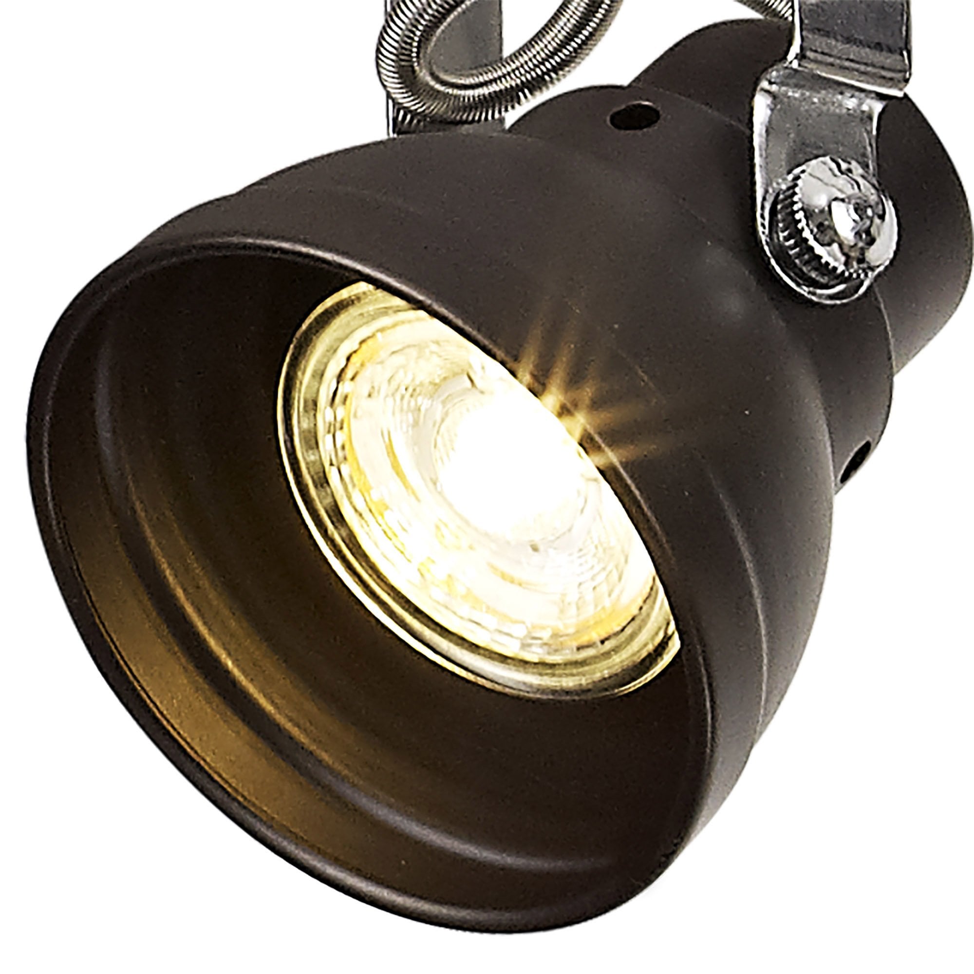 NL81529 Tabby Adjustable Bar Spot Light 4 Light Oiled Bronze/Polished Chrome