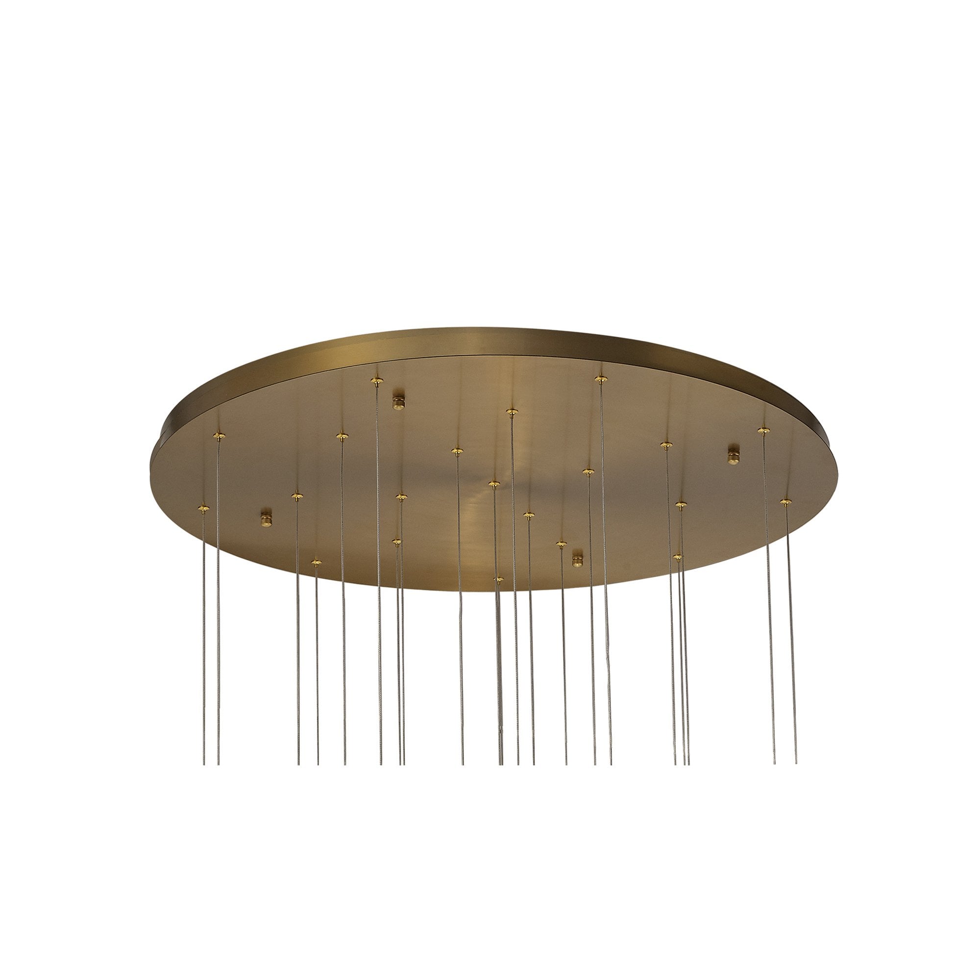 NL78619 Taki Pendant 5M 21 Light Brass/Copper & Cognac Glass