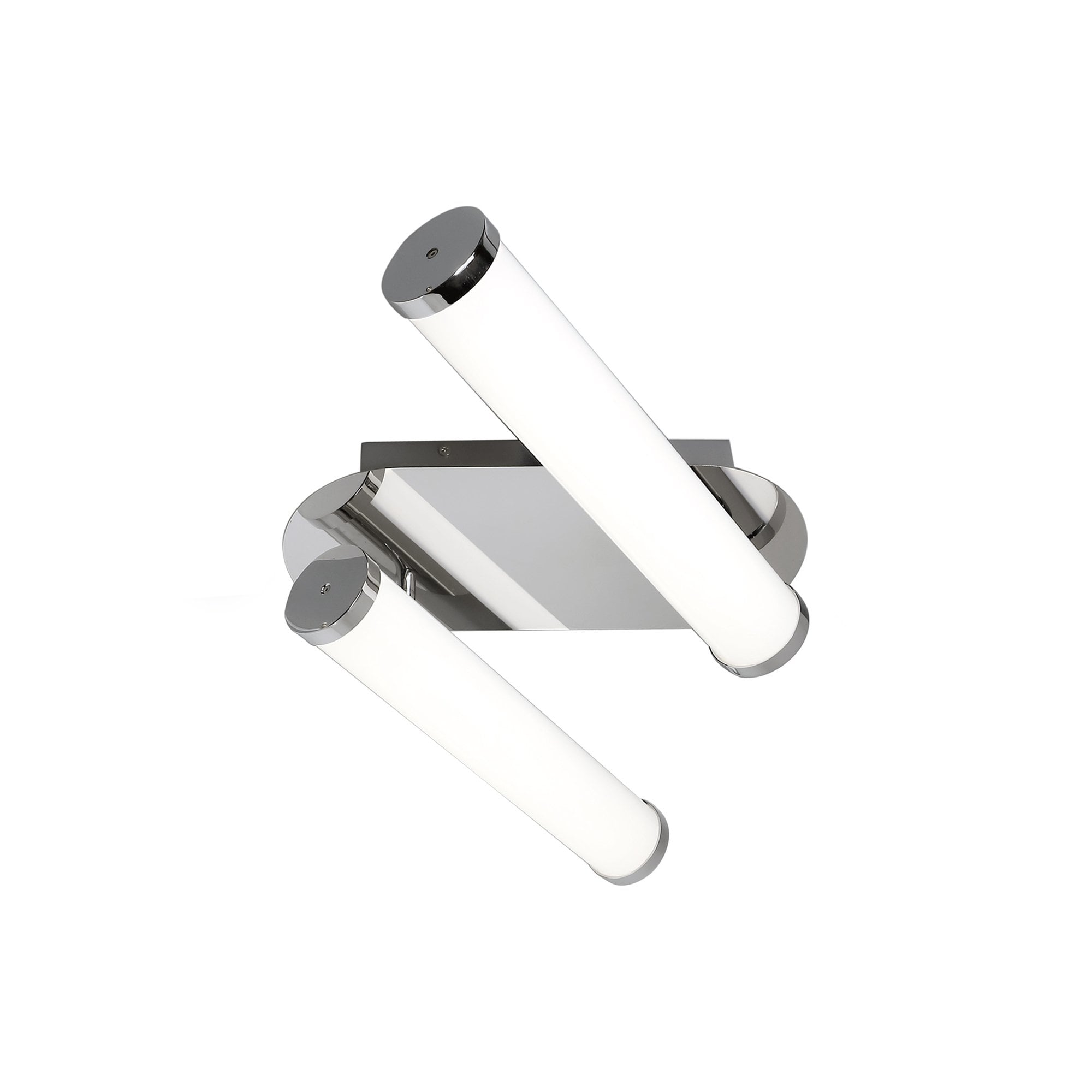NL70229 Tao Bathroom Ceiling Lamp 2 Light LED Polished Chrome